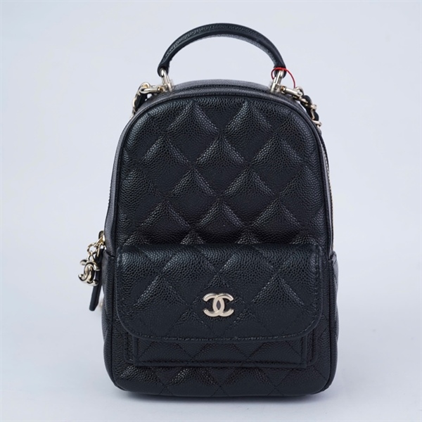 Balo Chanel đen sz13x7x17 (BQ) KG+