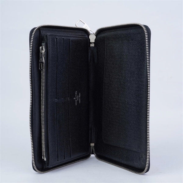 Ví LV zip ô vuông đen (CA1184) (LT) KG+