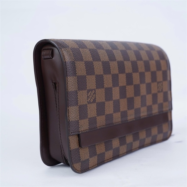 Túi LV clutch ô vuông nâu (FL0056) sz24 KG+