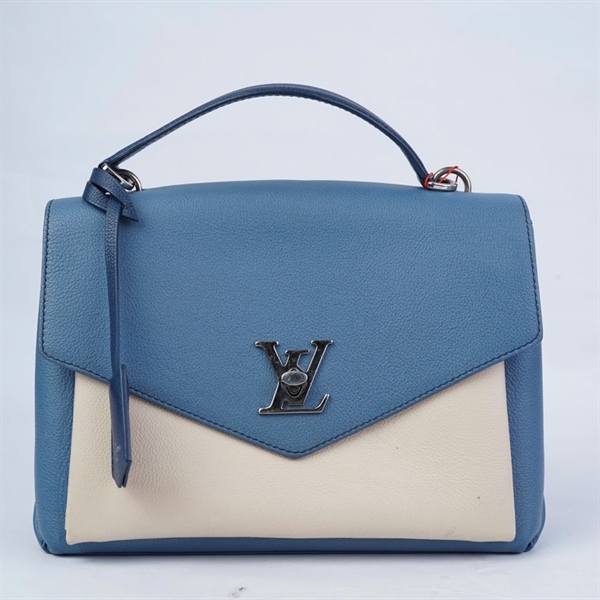 Túi LV Lockme xanh phối nude (FL5127) sz27 (BQ) KG+