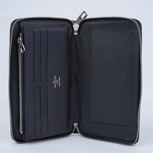 Ví LV zip ô vuông đen (CA3101) (LT) KG+