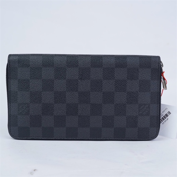 Ví LV zip ô vuông đen (CA1151) (LT) KG+