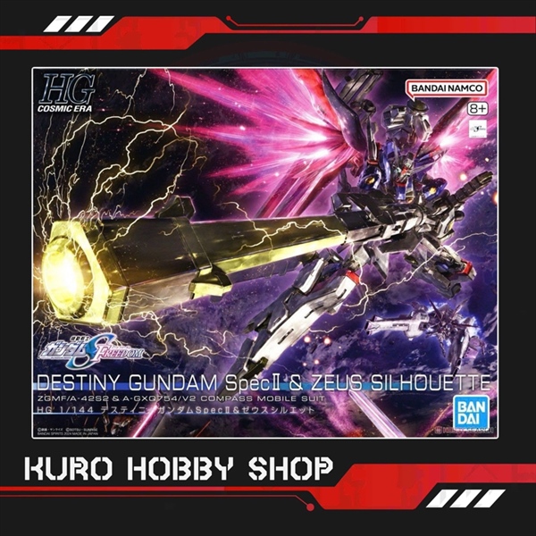 HGCE 1/144 Destiny Gundam Spec 2 & Zeus Silhouette - Mô hình lắp ráp Bandai
