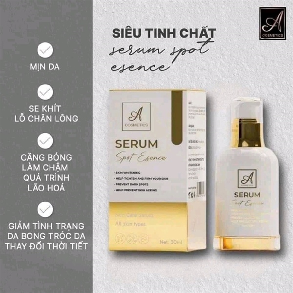 Serum A Cosmetics dưỡng ẩm, trắng da 30ml