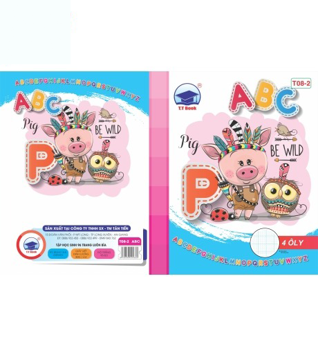 Tập Học Sinh 96 Trang TT BOOK ABC ĐL 80GSM 4 Ô Ly