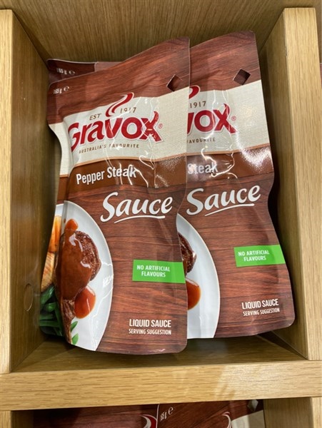 Sốt Gravox Úc Vị Tiêu Đen ( Pepper Steak ) 165g