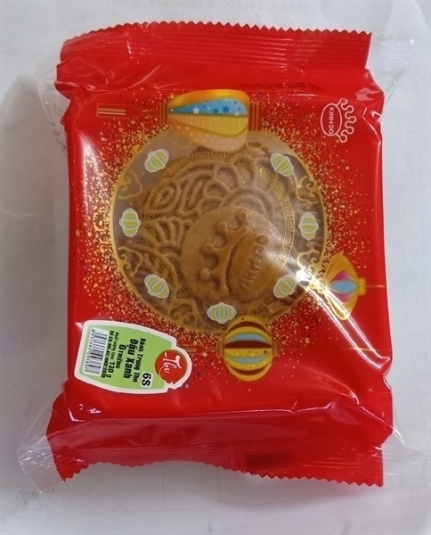 Bánh Trung Thu Kinh Đô nhân đậu xanh 1/2 trứng 130g 6S