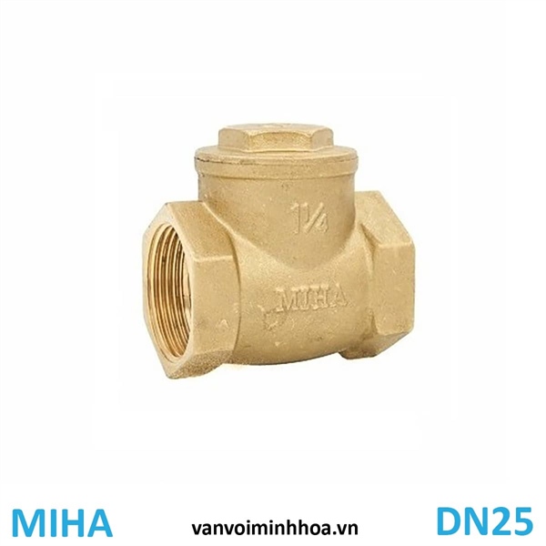 Van 1 chiều đồng lá lật 34 DN25 - MIHA