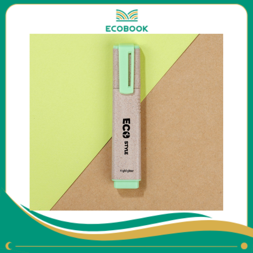 Bút dạ quang HL-015/ECO lá pastel hộp 12