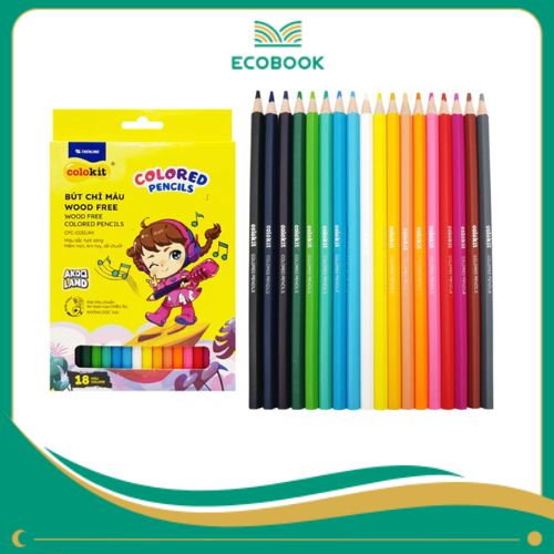Bút Chì Màu Woodfree CPC-C032/AK 18 màu