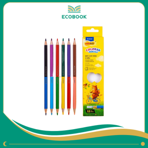 Bút Chì Màu 2 Đầu CPC-C034 12 màu