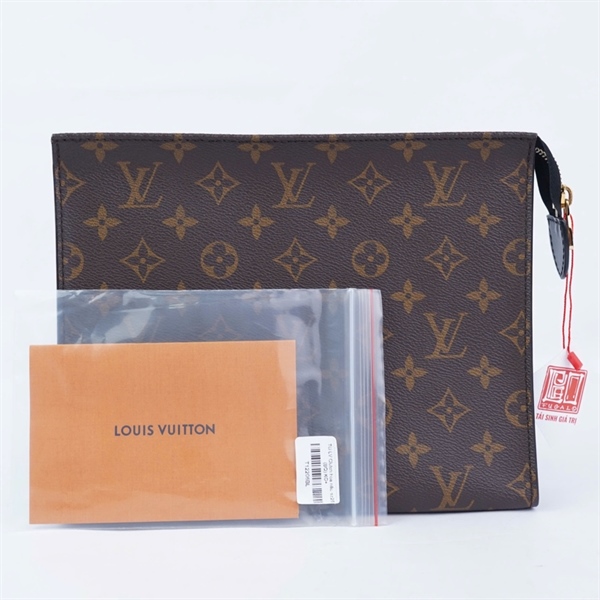 Túi LV Clutch hoa nâu sz25 (BQ) KG+