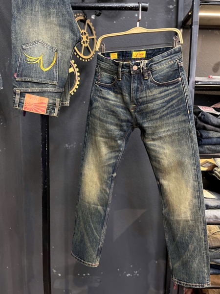 Jean Dài-QC VIP 5KM Selvedge - M2 thêu bông lúa