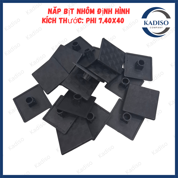Nắp bịt nhôm định hình 40x40