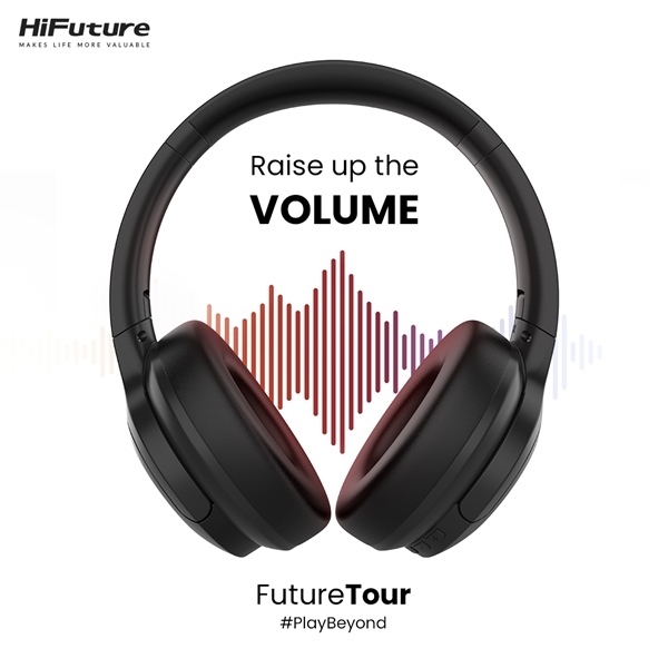 Tai nghe chụp tai HiFuture Futuretour Wireless Headphone - Màu đen