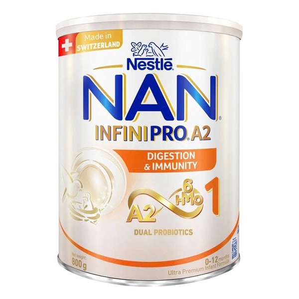 Sữa Nan Infinipro A2 0M+ Số 1 800g mẫu 2025 Tiêu hóa