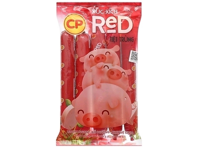 Xúc xích tiệt trùng CP red 200g