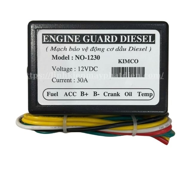 Mạch bảo vệ Bảo vệ động cơ NO12V/30A - Engineguard Diesel