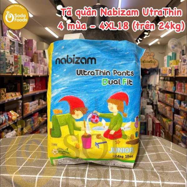 Tã quần Nabizam UltraThin 4 mùa