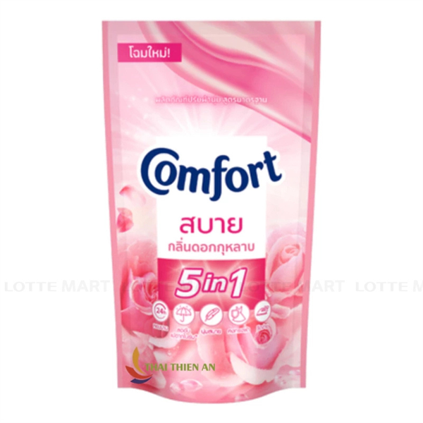 Nước Xả Vải Comfort Hương Hoa túi 500ml (hồng)