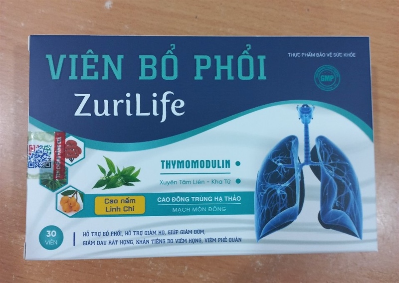 Viên bổ phổi Zurilife (Hộp 3 vỉ x 10 viên) - Denmark