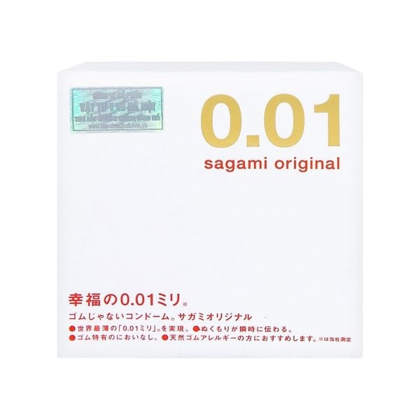 Bao cao su Sagami Original 0.01 (Hộp*1cái) - Japan