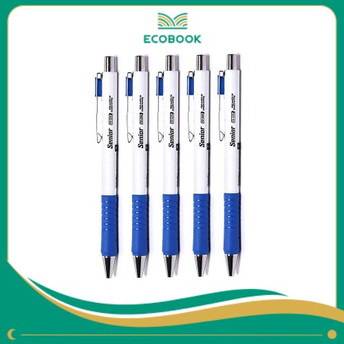 Bút bi FO-026/VN xanh hộp 20 cán trắng