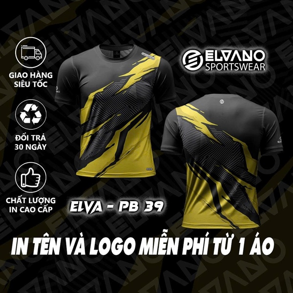 Áo Pickleball ELVANO thiết kế cao cấp Mẫu ELVA-PB39