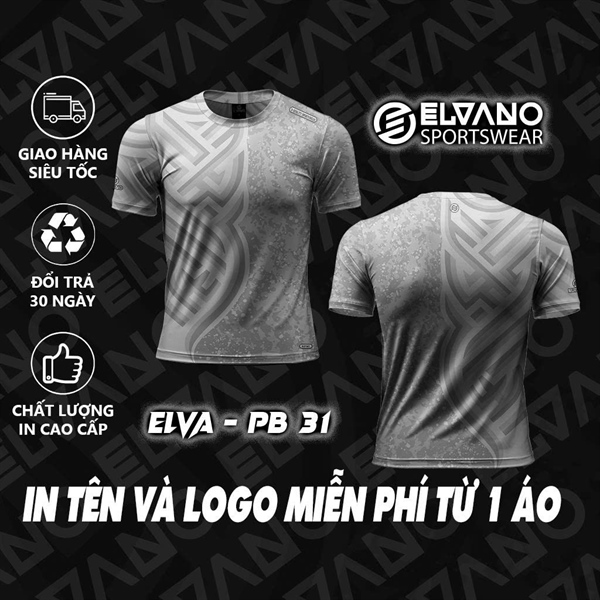 Áo Pickleball ELVANO thiết kế cao cấp Mẫu ELVA-PB31