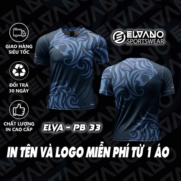 Áo Pickleball ELVANO thiết kế cao cấp Mẫu ELVA-PB33
