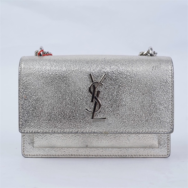 Túi YSL bạc (BRS4521570717) sz17 +