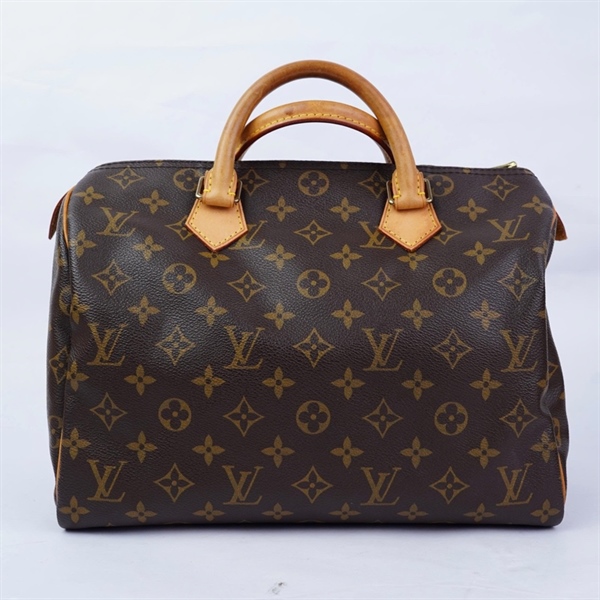 Túi LV Speedy hoa nâu có lót form (AA5019) sz30 KG+