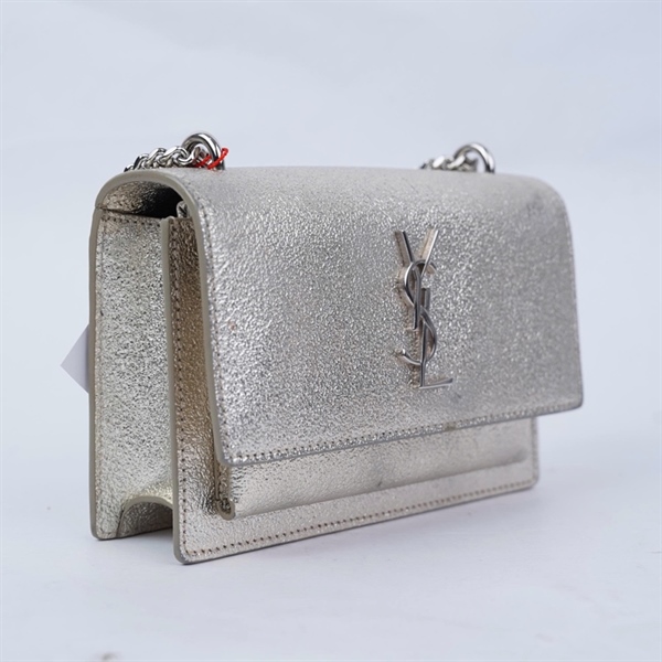 Túi YSL bạc (BRS4521570717) sz17 +