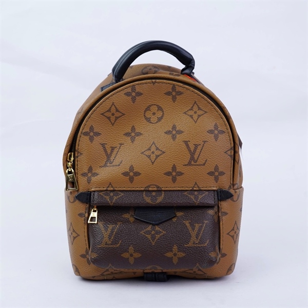 Balo LV Palm Spring hoa nâu 2 strap (FL4156) sz15x8x23 (HT)+