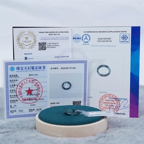 Nhẫn cẩm thạch xanh sz16.06-3.9 (682736) My +