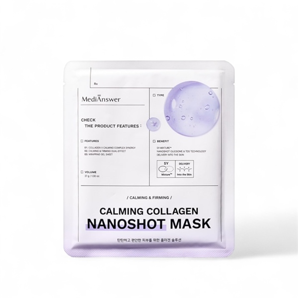 Mặt Nạ MEDIANSWER Collagen Nanoshot ( tím )