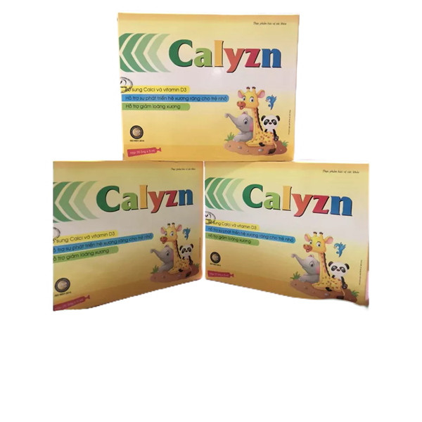 Bổ sung canxi Calyzn cho người lớn và trẻ em (h/20ống/5ml)