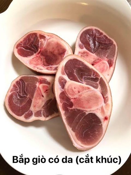Bắp Heo Cắt Khoanh 豚アイスバイン 骨付き