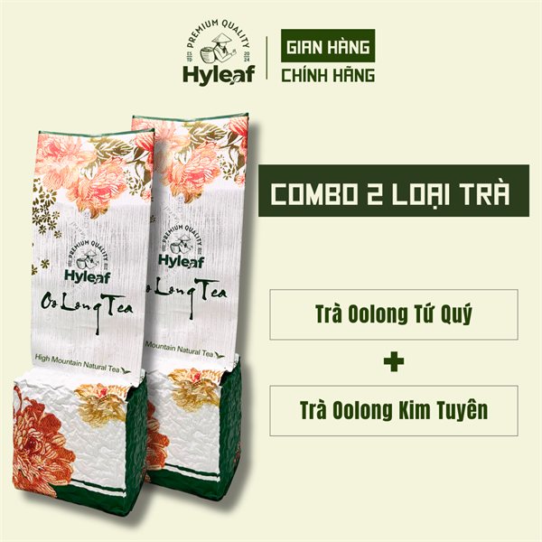 Trà Oolong Tứ Quý + Trà Oolong Kim Tuyên