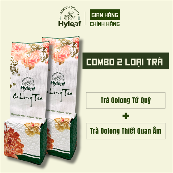 Trà Oolong Tứ Quý + Trà Oolong Thiết Quan Âm