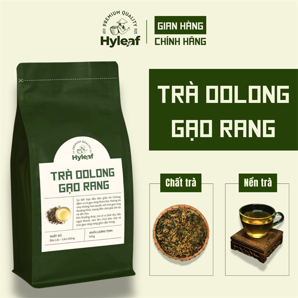 Trà Oolong Gạo Rang