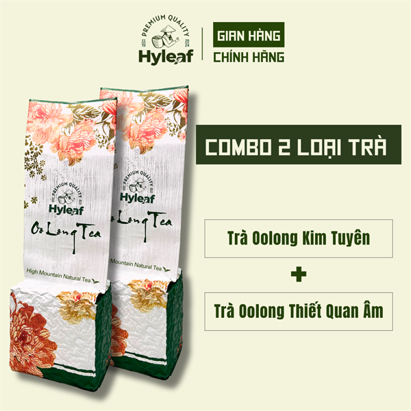 Trà Oolong Thiết Quan Âm + Trà Oolong Kim Tuyên