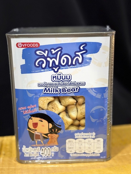 VFOODS BÁNH GẪU SỮA HỘP 400G