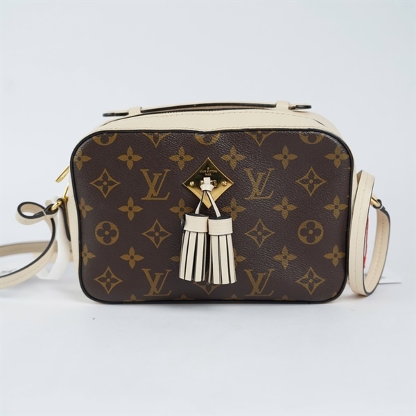 Túi LV đeo chéo hoa nâu viền nude (CA0168) +