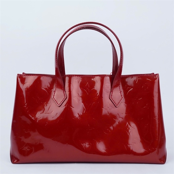 Túi LV hoa đỏ bóng sz30 KG+