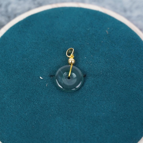 Điếu cẩm xanh móc vàng My +