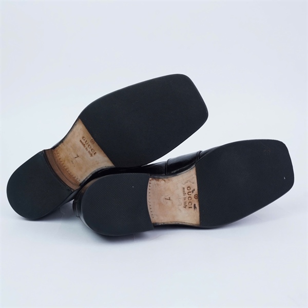 Giày GG đen (442637) sz7-UK KG+