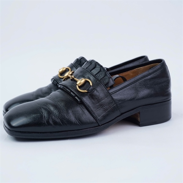 Giày GG đen (442637) sz7-UK KG+