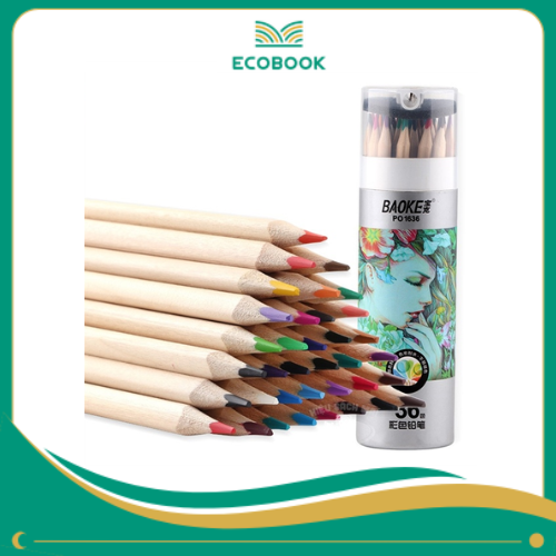 Bút chì ống 36m kèm gọt PO1636