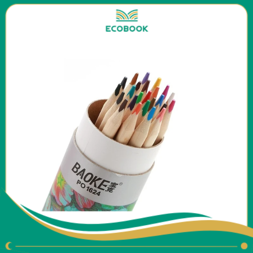 Bút chì ống 24m kèm gọt PO1624